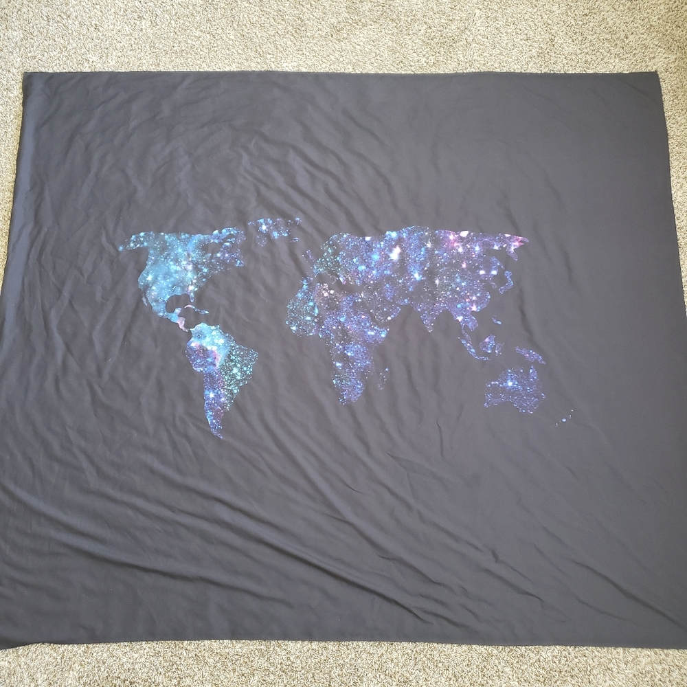 World Map Tapestry